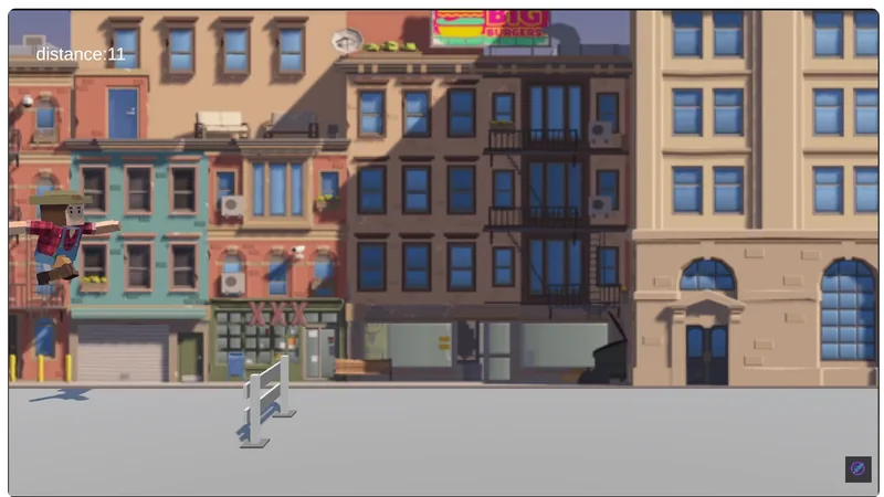 Prototype Unity : jeu de parkour urbain